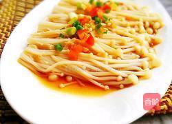 白灼金针菇的做法图解7