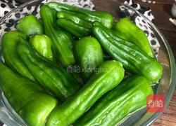 干爆青椒(少油减肥版)的做法图解1