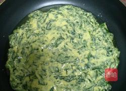 早餐饼(地瓜叶)的做法图解5