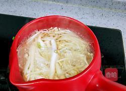 菌汤龙须菜的做法图解8