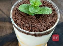 芒果酸奶盆栽的做法图解9