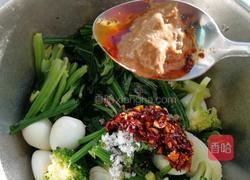 凉拌菠菜鹌鹑蛋的做法图解8