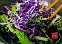 紫甘蓝拌苦菊的做法图解12