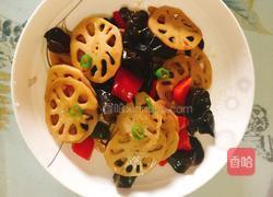 木耳炝藕的做法图解10