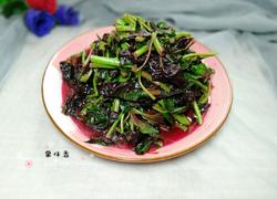 凉拌红苋菜