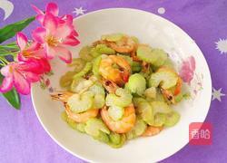 芹菜炒虾的做法图解11