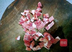 肉丁炒时蔬的做法图解2