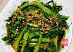 豆豉鲮鱼油麦菜的做法图解7