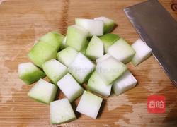 虾皮烩冬瓜的做法图解2