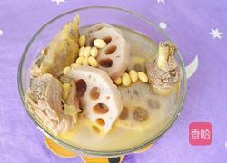 黄豆莲藕鸡汤的做法图解12