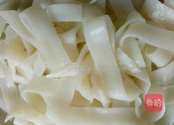 青菜炒凉皮的做法图解1