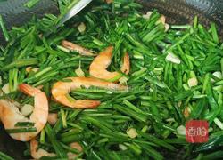 韭菜炒虾的做法图解9