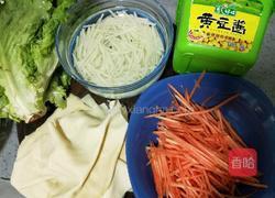 千张菜卷的做法图解1