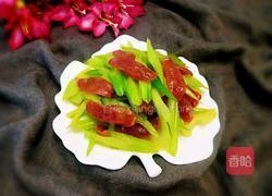 芹菜炒广肠的做法图解15