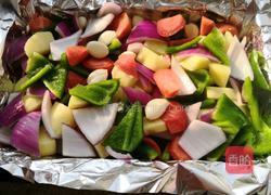 蔬菜烤火鸡腿的做法图解5