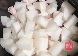 虫草花老鸭萝卜汤的做法图解4