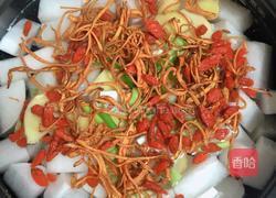 虫草花老鸭萝卜汤的做法图解6