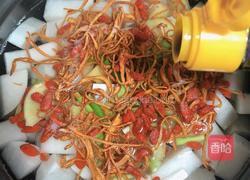 虫草花老鸭萝卜汤的做法图解7