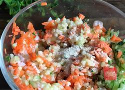 虾仁小米早餐饼的做法图解11