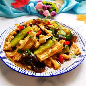 凉拌木耳腐竹