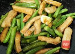 猪颈肉炒四季豆的做法图解9