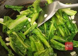 清炒油麦菜的做法图解6