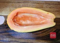 橙汁木瓜的做法图解3