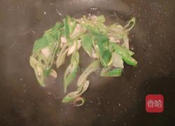 青菜炒瘦肉的做法图解5