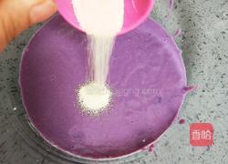 奶香紫薯发糕的做法图解8