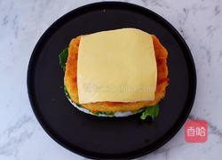 K丅猫米饭鸡排汉堡的做法图解22