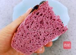 奶香紫薯发糕的做法图解24