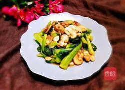 口蘑炒青菜的做法图解15