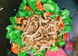 青红椒肉丝的做法图解8