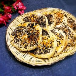 黑芝麻肉饼(不用揉面）