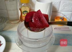 薄荷蜂蜜红李汁的做法图解4