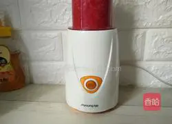 Mint Honey Red Plum Juice Recipe Illustration 7