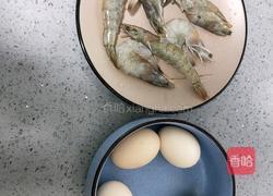 鲜虾蒸水蛋的做法图解1