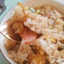 鸡蛋火腿炒饭的做法[图]