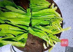 清炒油麦菜的做法图解3