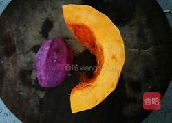 紫薯南瓜酸奶杯的做法图解1