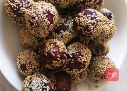 紫薯芝麻球的做法图解8