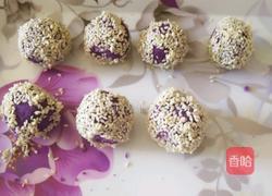 紫薯芝麻球的做法图解6