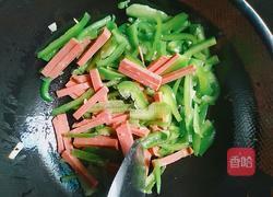 青椒炒火腿的做法图解5