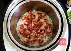 杏鲍菇腊肠焖饭的做法图解7