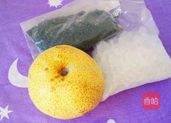 芝麻冰糖雪梨的做法图解1