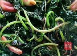 蒜炒苋菜的做法图解3