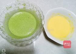 菠菜斑马纹酸奶蛋糕的做法图解9