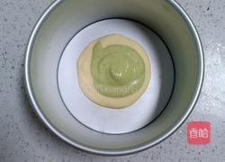 菠菜斑马纹酸奶蛋糕的做法图解15