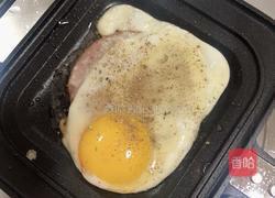 封边火腿蛋三明治（快手餐）的做法图解5