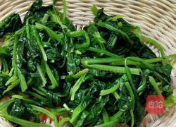 白芸豆拌菠菜的做法图解5